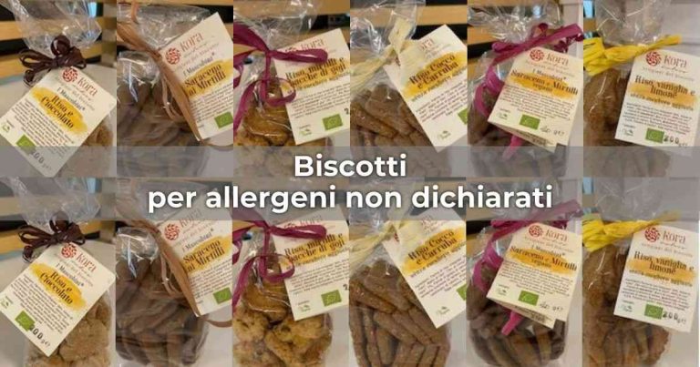 Richiamo di biscotti per allergeni non dichiarati a causa della polvere di Psillium