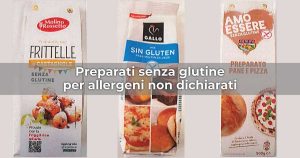 Richiamo di preparati senza glutine per pane e dolci per possibili allergeni non dichiarati da cross-contaminazione