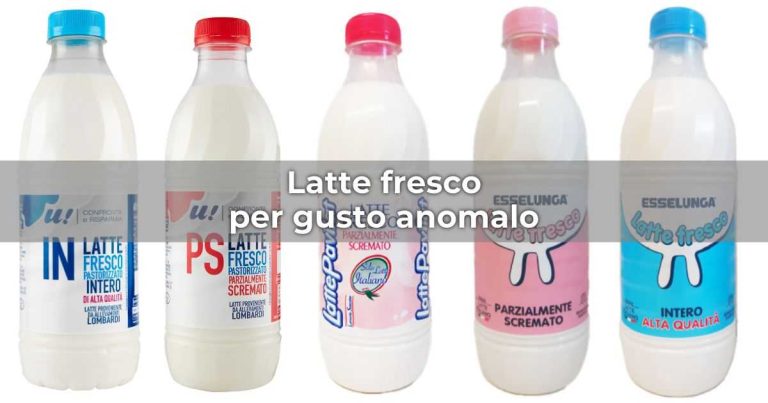 Esselunga e Unes richiamano latte fresco per "gusto anomalo": i marchi e i lotti interessati