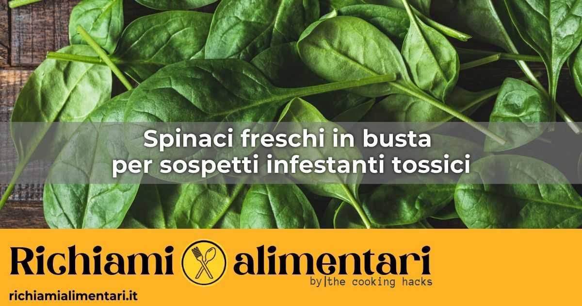 Ondata di richiami di spinaci dai supermercati: coinvolti anche Eurospin, Conad, Aldi, Penny e altri