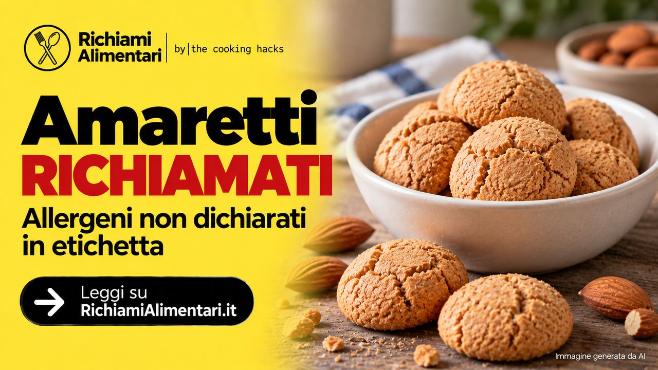 Amaretti Gallina richiamati per allergeni non dichiarati in etichetta