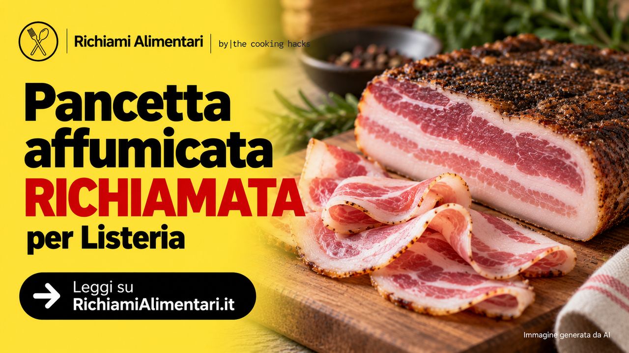 Pancetta affumicata Su Sartizzu richiamata per Listeria