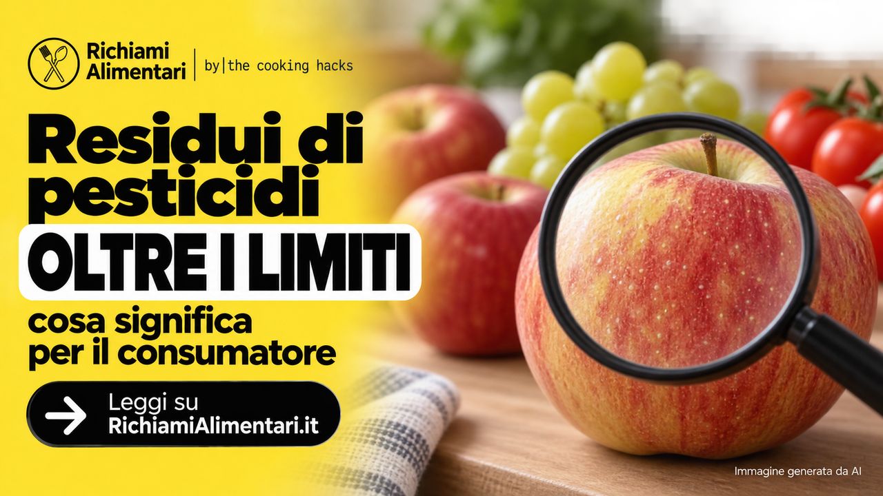 Residui di pesticidi oltre i limiti, cosa significa per il consumatore