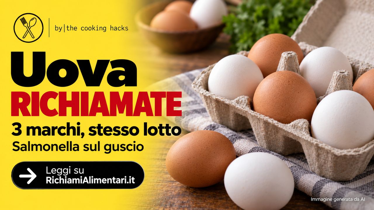 Uova richiamate per Salmonella: Selex, Fattorie Natura e ABF Despar
