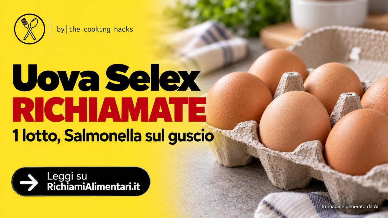 Famila richiama le uova Selex per Salmonella sul guscio