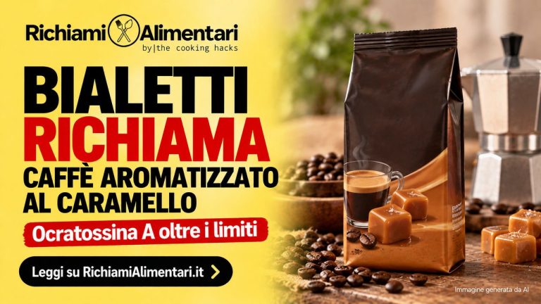 Bialetti richiama il caffè Perfetto Moka al caramello: ocratossina A oltre i limiti